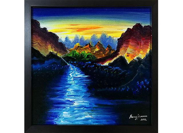 神奇大地 瓷板画（1980.00元）