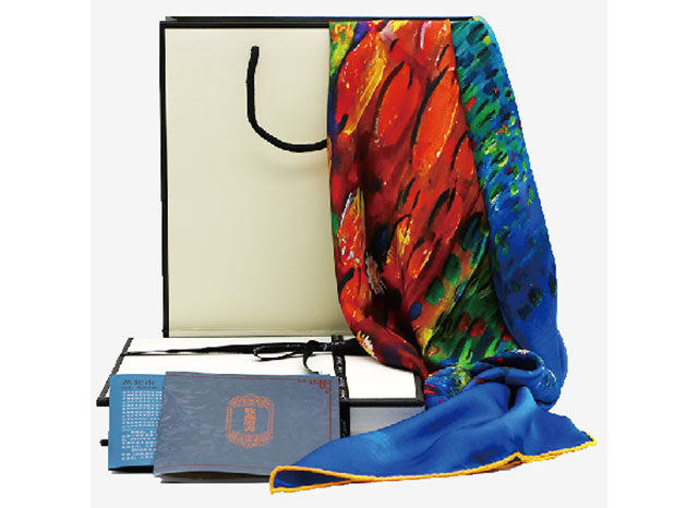 梦中睡莲 丝巾（1999.00元）